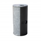Cylindrical Soapstone - Ecosy+ Infinity V  - Defra Approved - 5kw - Eco Design Approved - Multi-Fuel Stove